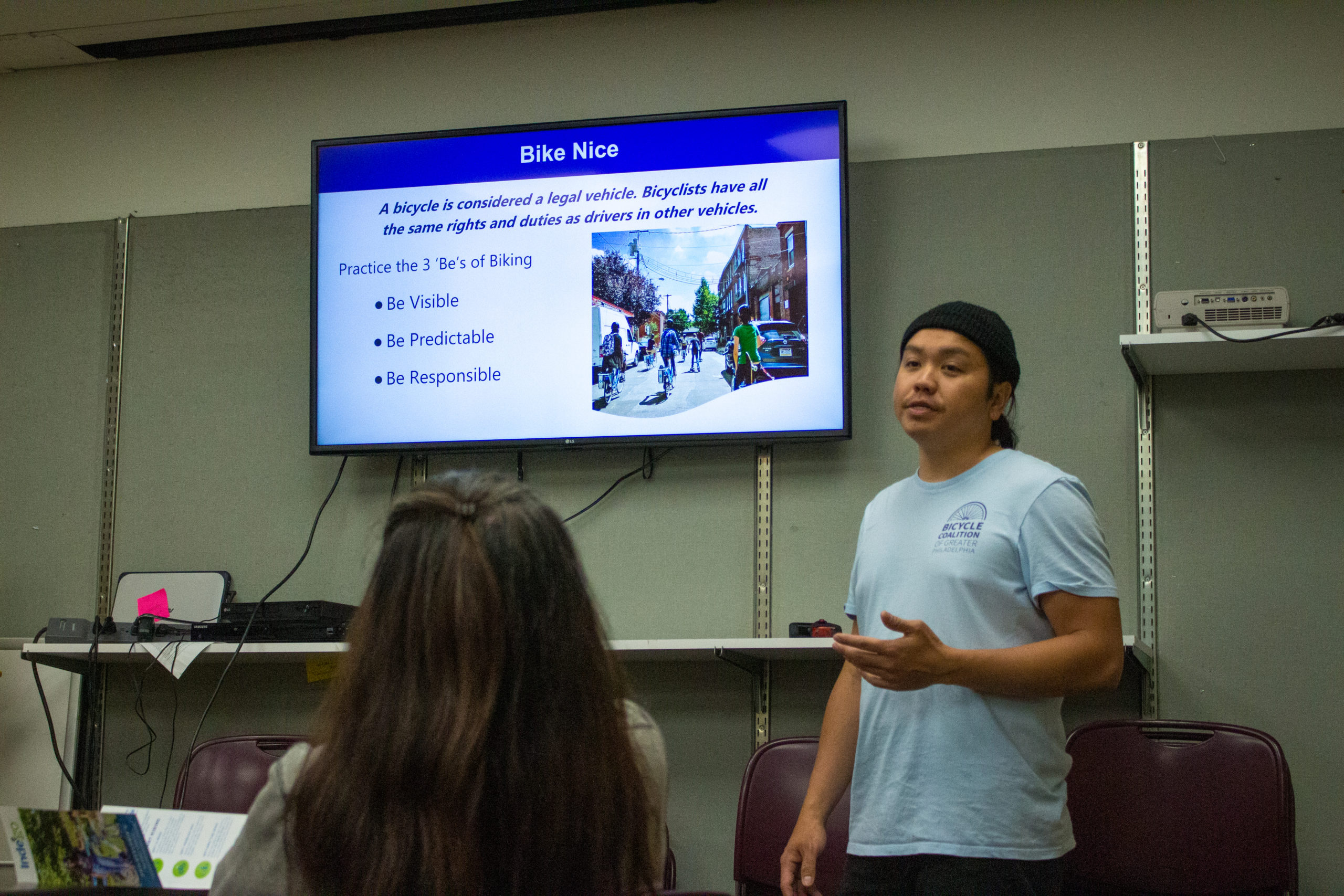 Urban Riding Basics Class at Fumo Library