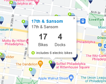 Indego's Station Map