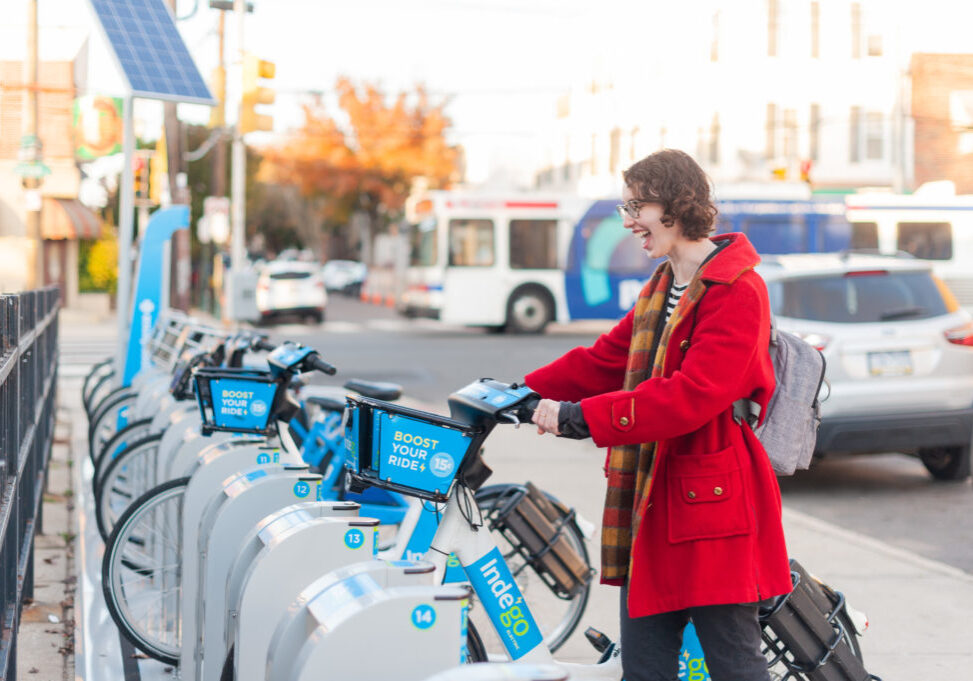 A 2.0 Indego station.